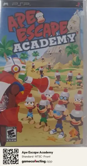 Ape Escape Academy PlayStation Portable, NTSC box front