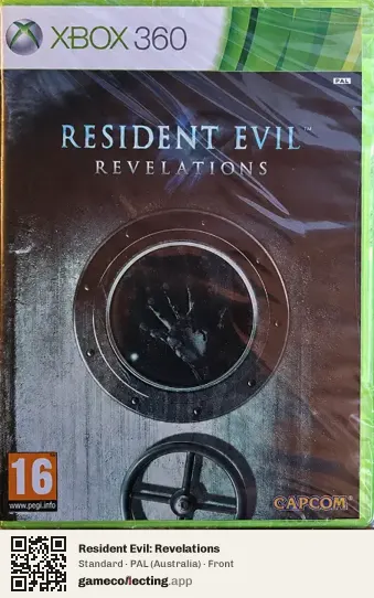 Resident Evil: Revelations Xbox 360, Australia box front
