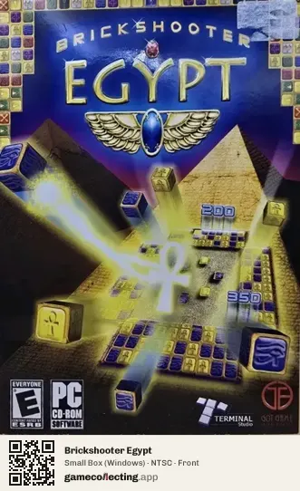Brickshooter Egypt Computer, NTSC box front