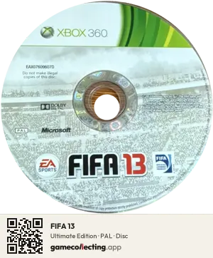 FIFA 13 Xbox 360, PAL disc