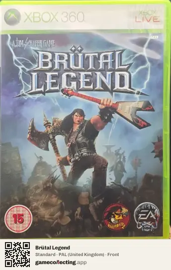 Brütal Legend Xbox 360, United Kingdom box front