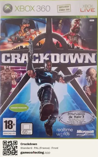 Crackdown Xbox 360, France box front