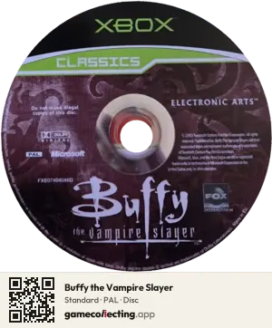 Buffy the Vampire Slayer Xbox, PAL disc