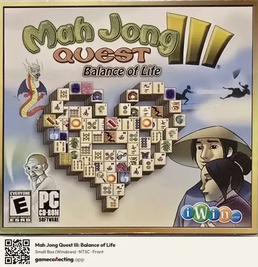 Mah Jong Quest III: Balance of Life Computer, NTSC box front