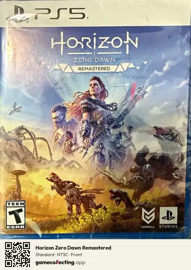 Horizon Zero Dawn Remastered PlayStation 5, NTSC box front