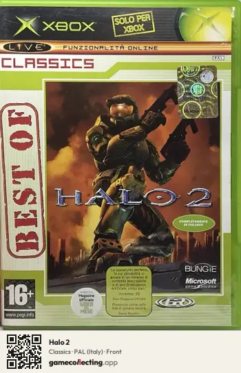 Halo 2 Xbox, Italy box front