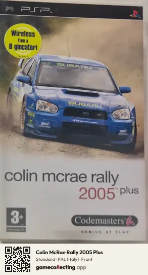 Colin McRae Rally 2005 Plus PlayStation Portable, Italy box front