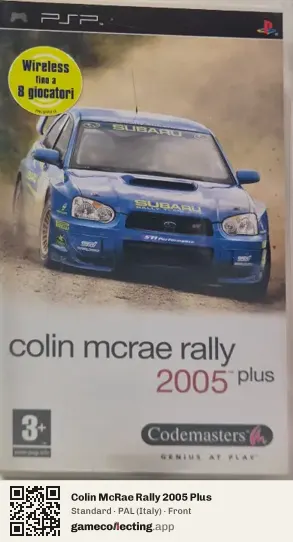 Colin McRae Rally 2005 Plus PlayStation Portable, Italy box front
