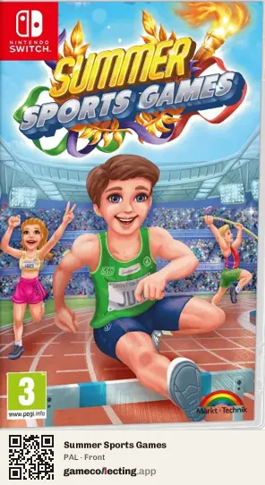 Summer Sports Games Nintendo Switch, PAL box front