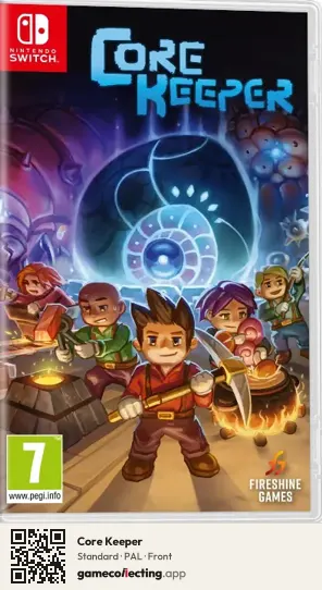 Core Keeper Nintendo Switch, PAL box front