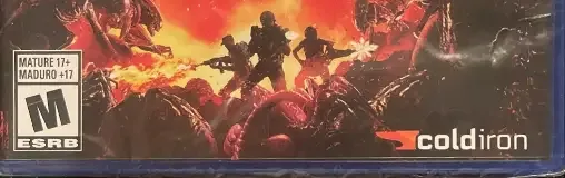 Aliens: Fireteam Elite, the ESRB box on its front