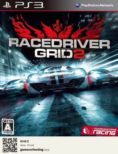 Grid 2 PlayStation 3, Asia box front