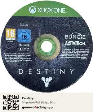 Destiny Xbox One, PAL disc