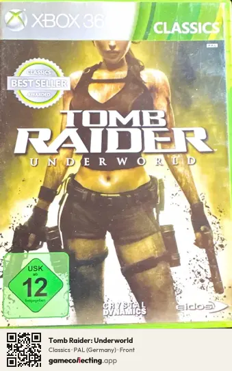 Tomb Raider: Underworld Xbox 360, Germany box front