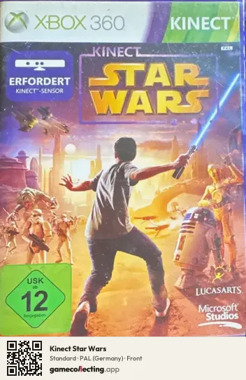 Kinect Star Wars Xbox 360, Germany box front