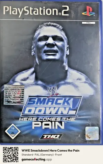 WWE Smackdown! Here Comes the Pain PlayStation 2, Germany box front