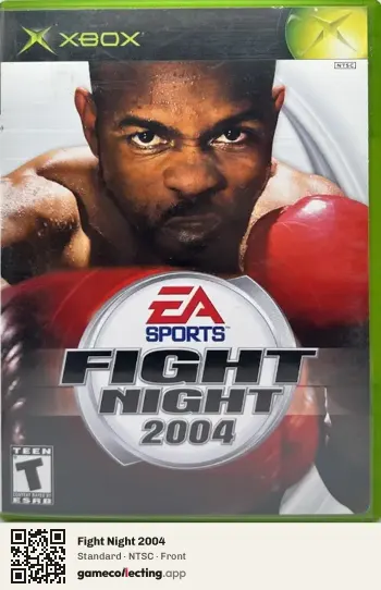 Fight Night 2004 Xbox, NTSC box front