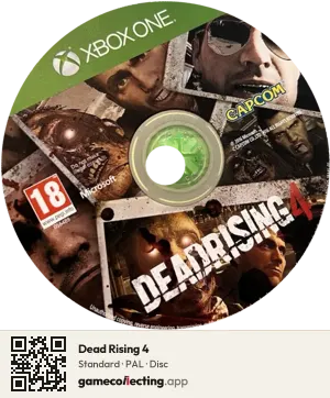 Dead Rising 4 Xbox One, PAL disc
