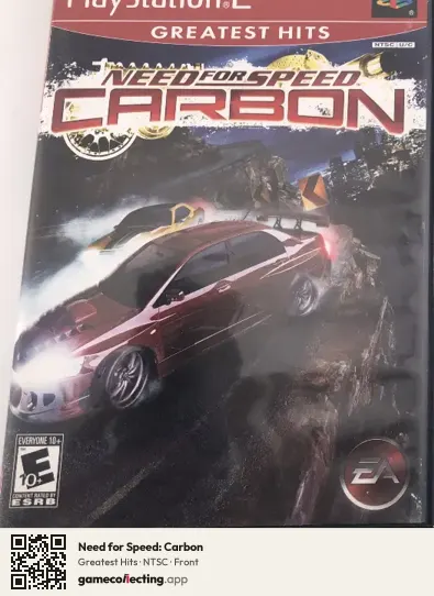 Need for Speed: Carbon PlayStation 2, NTSC box front