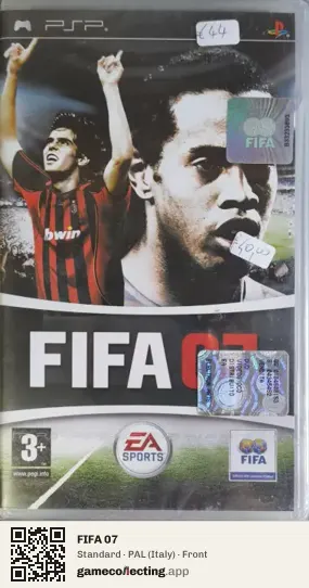 FIFA 07 PlayStation Portable, Italy box front