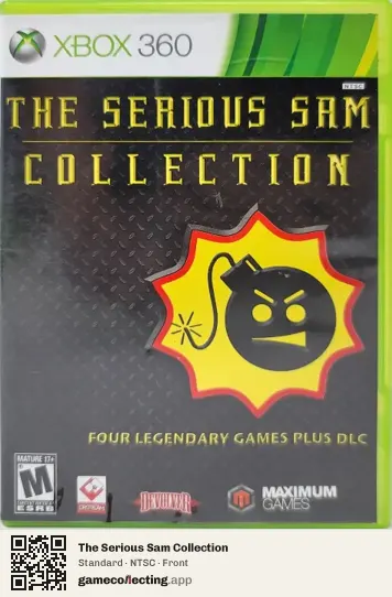 The Serious Sam Collection Xbox 360, NTSC box front