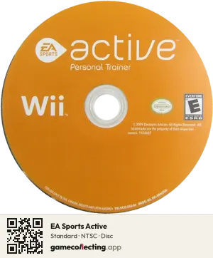 EA Sports Active Nintendo Wii, NTSC disc