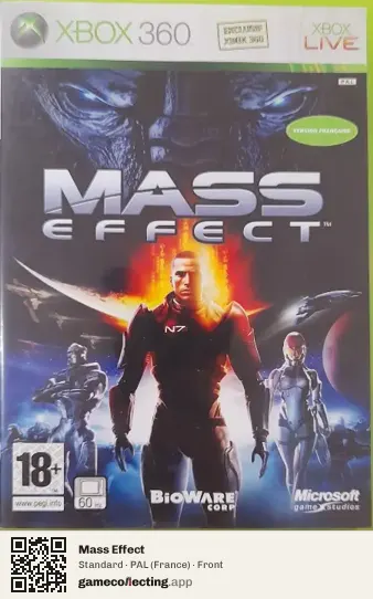 Mass Effect Xbox 360, France box front