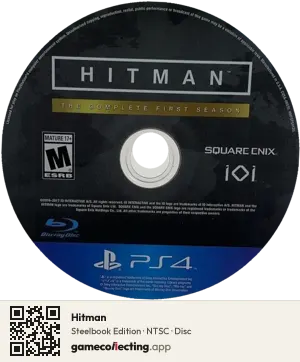 Hitman PlayStation 4, NTSC disc