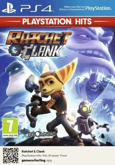 Ratchet & Clank PlayStation 4, France box front