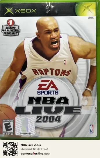 NBA Live 2004 Xbox, NTSC box front