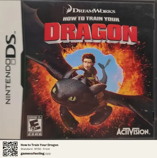How to Train Your Dragon Nintendo DS, NTSC box front