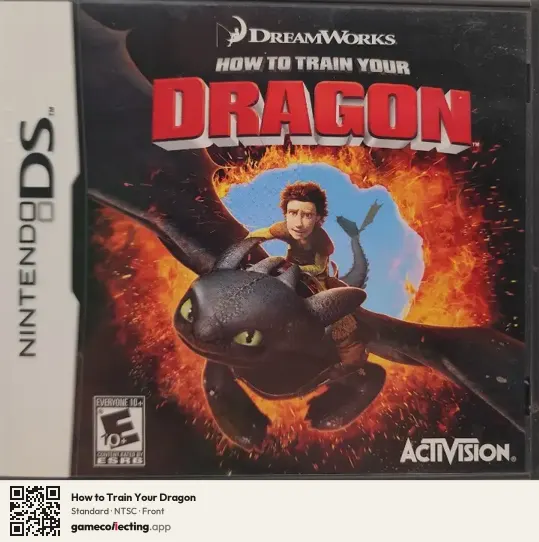 How to Train Your Dragon Nintendo DS, NTSC box front
