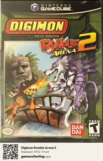 Digimon Rumble Arena 2 Nintendo GameCube, NTSC box front