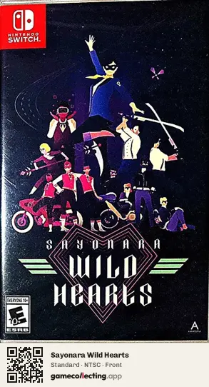 Sayonara Wild Hearts Nintendo Switch, NTSC box front