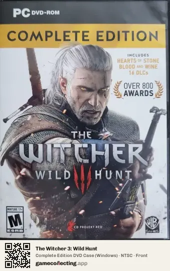 The Witcher 3: Wild Hunt Computer, NTSC box front