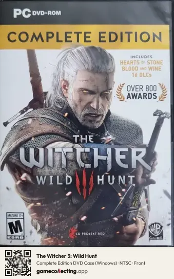 The Witcher 3: Wild Hunt Computer, NTSC box front