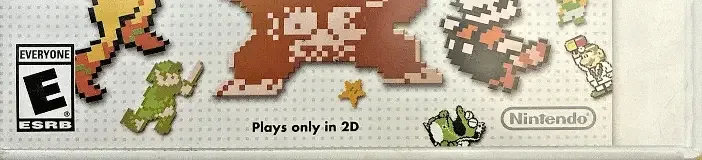 Ultimate NES Remix, the ESRB box on its front