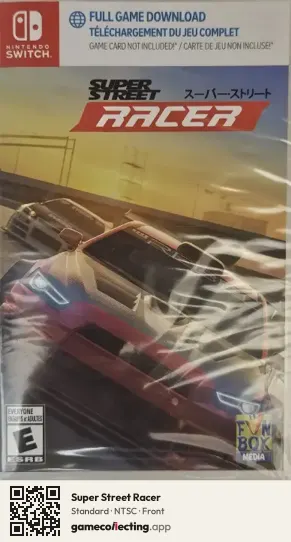 Super Street Racer Nintendo Switch, NTSC box front