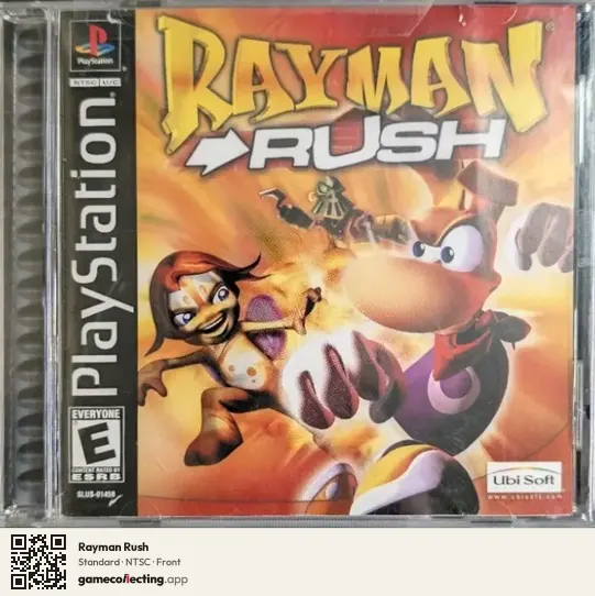 Rayman Rush PlayStation, NTSC box front