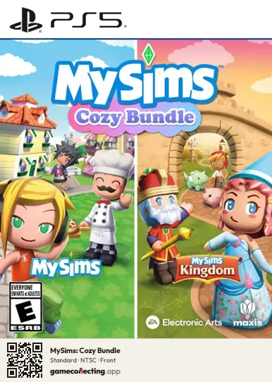 MySims: Cozy Bundle PlayStation 5, NTSC box front