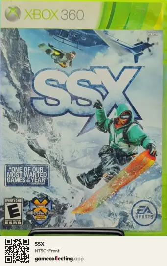 SSX Xbox 360, NTSC box front