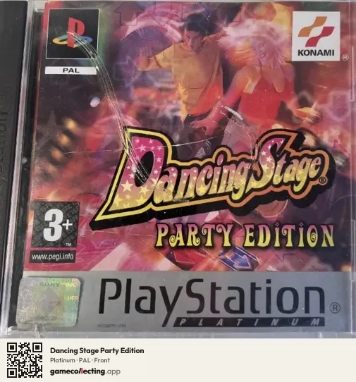 Dancing Stage Party Edition PlayStation, PAL box front