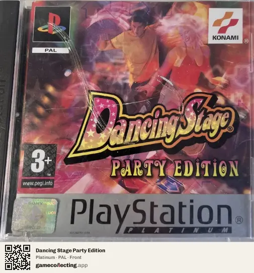 Dancing Stage Party Edition PlayStation, PAL box front