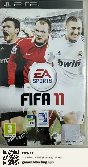FIFA 11 PlayStation Portable, France box front