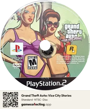 Grand Theft Auto: Vice City Stories PlayStation 2, NTSC disc