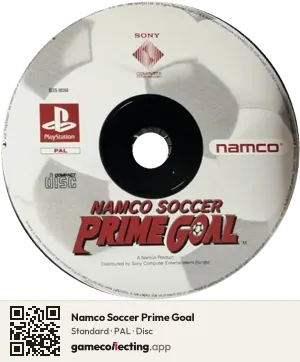 Namco Soccer Prime Goal PlayStation, PAL disc