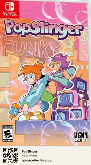 PopSlinger Nintendo Switch, NTSC box front