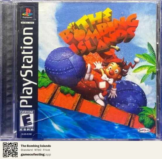 The Bombing Islands PlayStation, NTSC box front