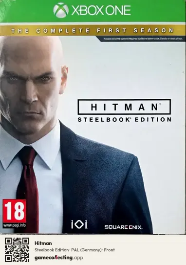 Hitman Xbox One, Germany box front