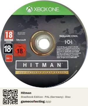 Hitman Xbox One, PAL disc